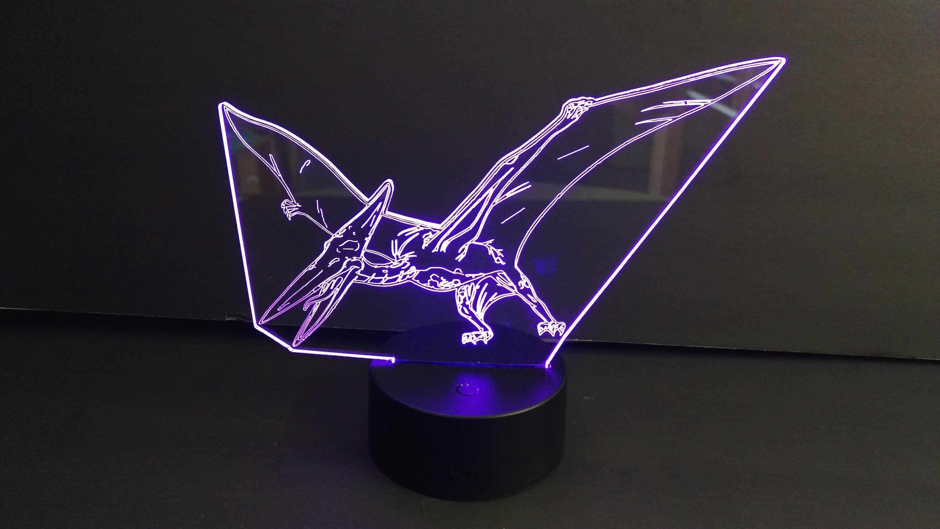 Awesome 3D "Pterodactyl Dinosaur" LED Lamp (1103) - FREE Shipping!