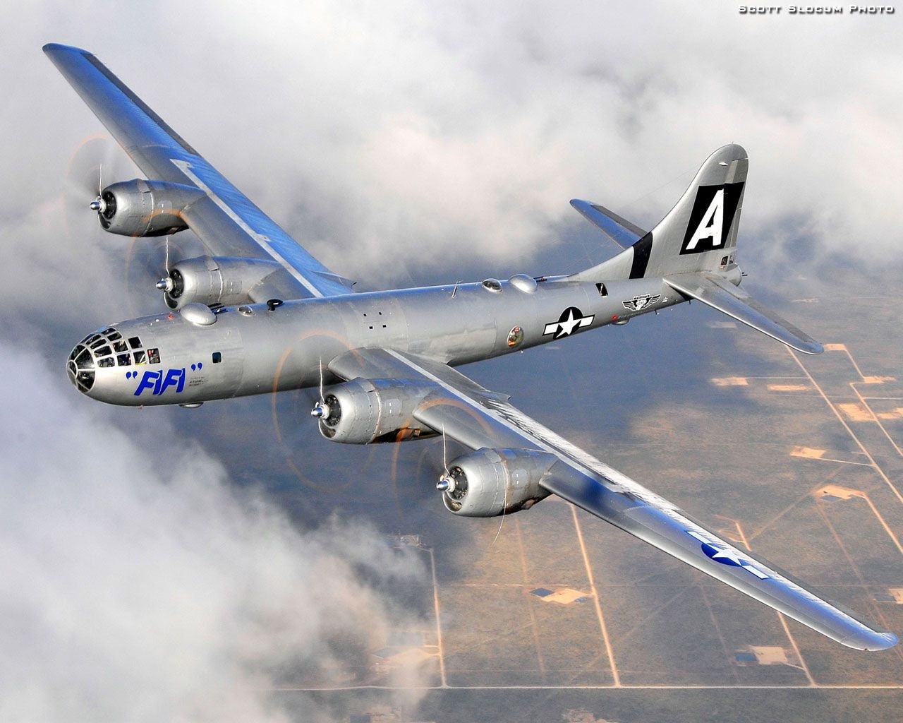 Awesome "Boeing B-29 Superfortress" LED 3D lamp (1116) - FREE SHIPPING!