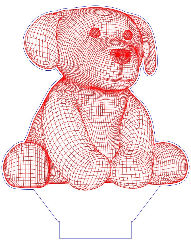 Awesome "Teddy Bear" 3D LED Lamp (1147) - FREE SHIPPING!