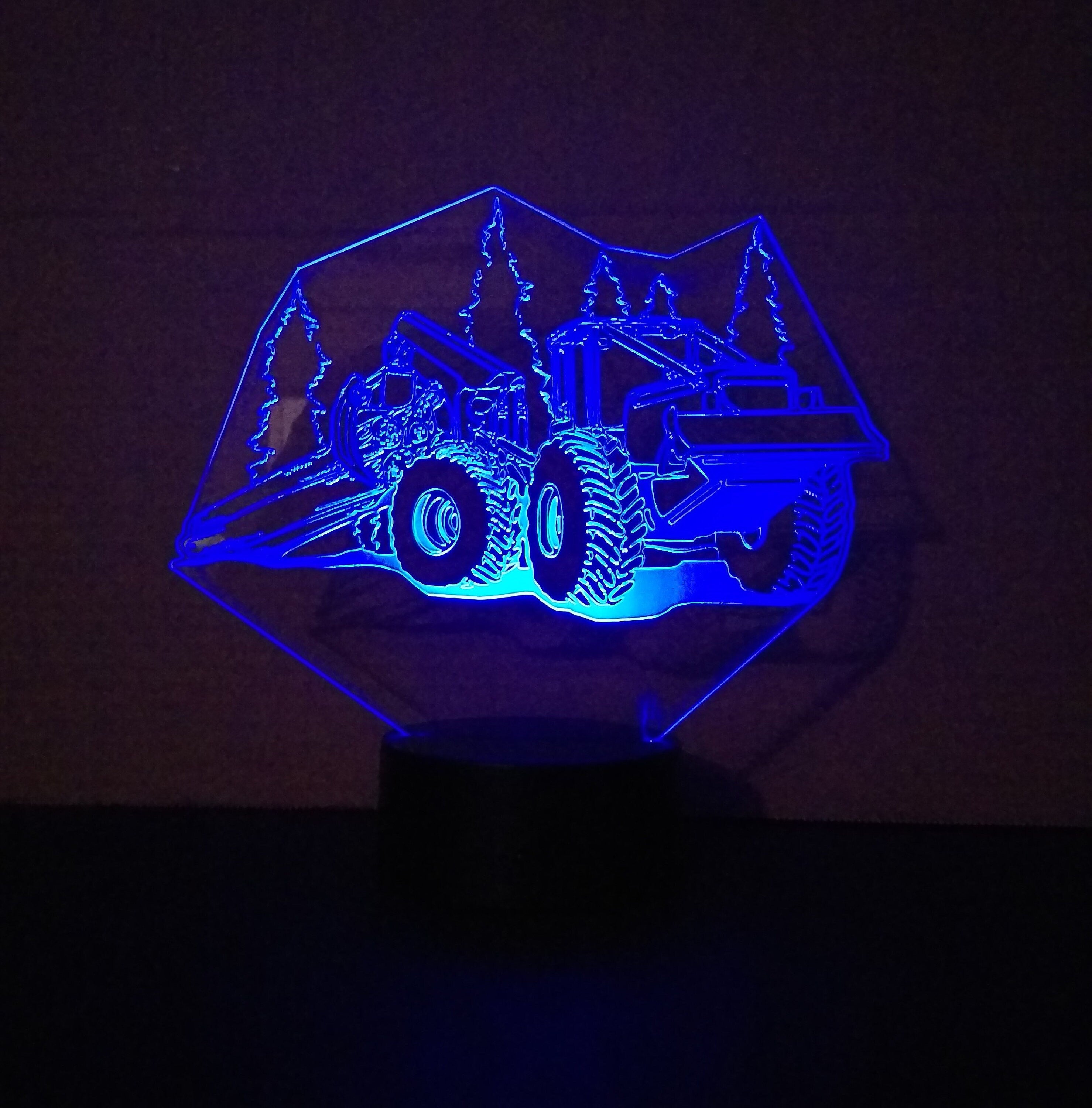 Awesome "Skidder" Customizable 3-D LED Lamp (1161) - FREE SHIPPING!