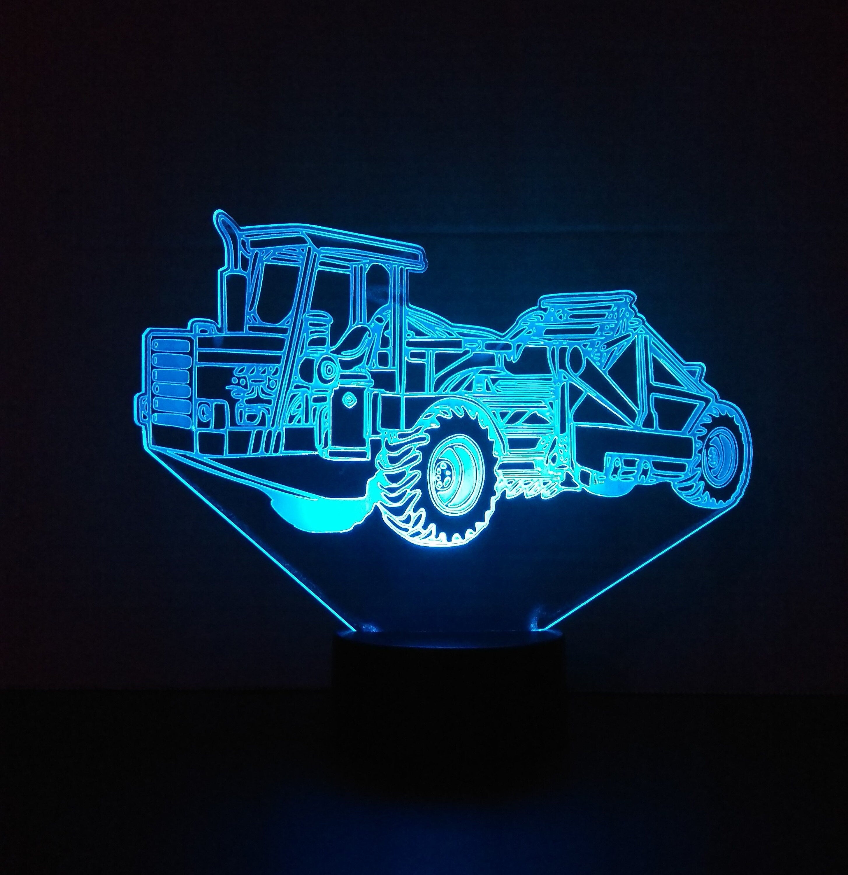 Awesome "Earthmover" Customizable 3-D LED Lamp (1162) - FREE SHIPPING!