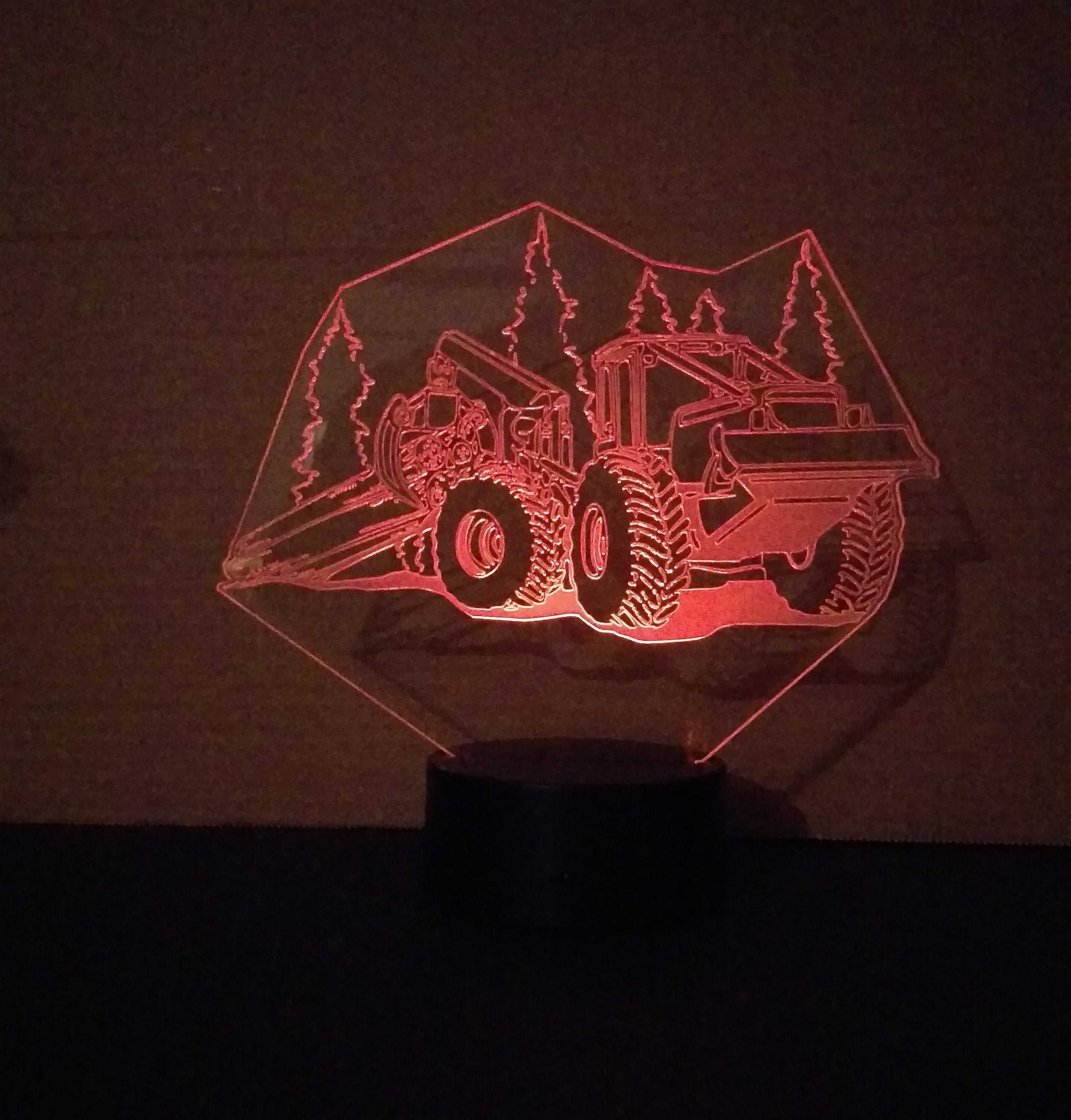 Awesome "Skidder" Customizable 3-D LED Lamp (1161) - FREE SHIPPING!