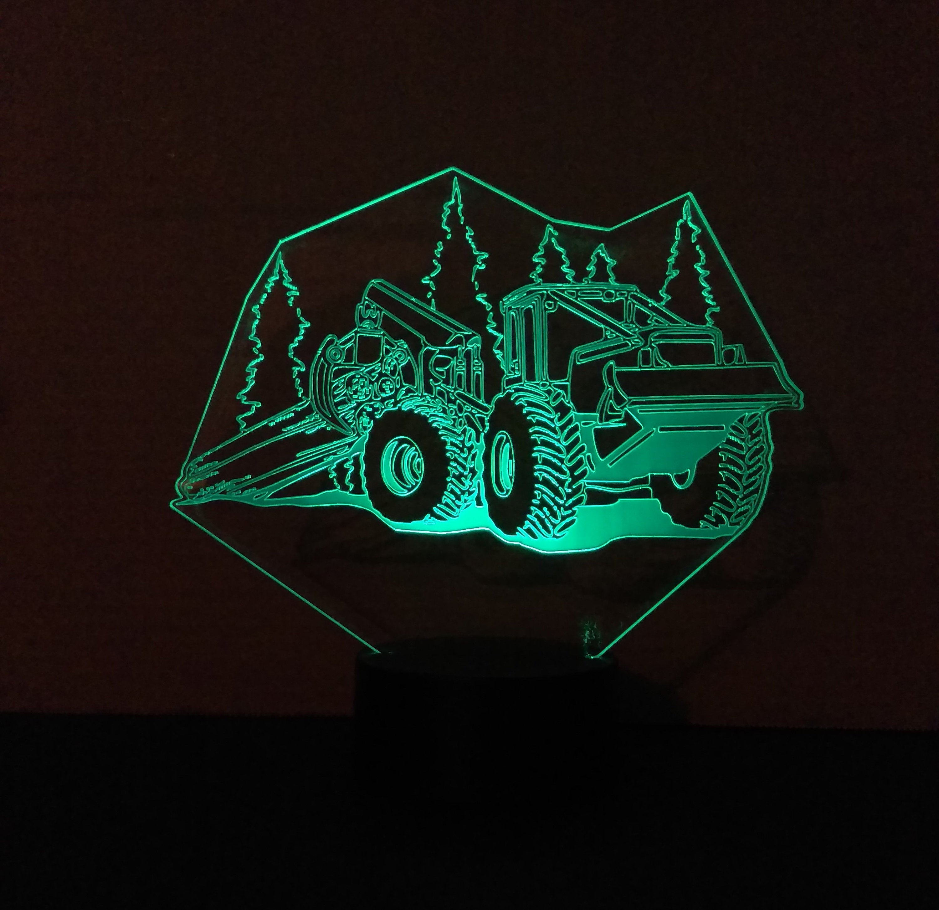 Awesome "Skidder" Customizable 3-D LED Lamp (1161) - FREE SHIPPING!