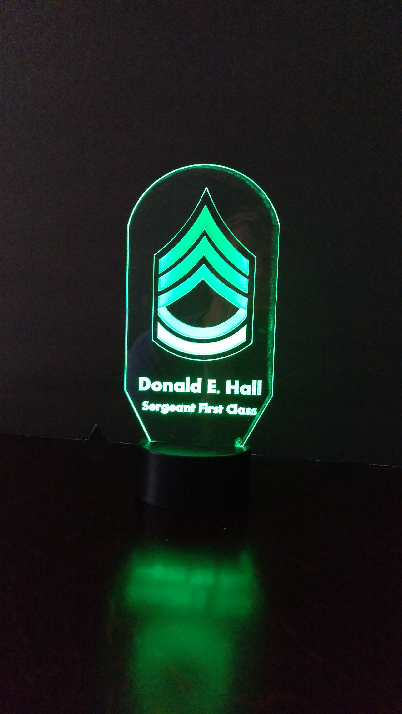 Awesome 'USA Army Enlisted Ranks" LED Lamps - Free Shipping!