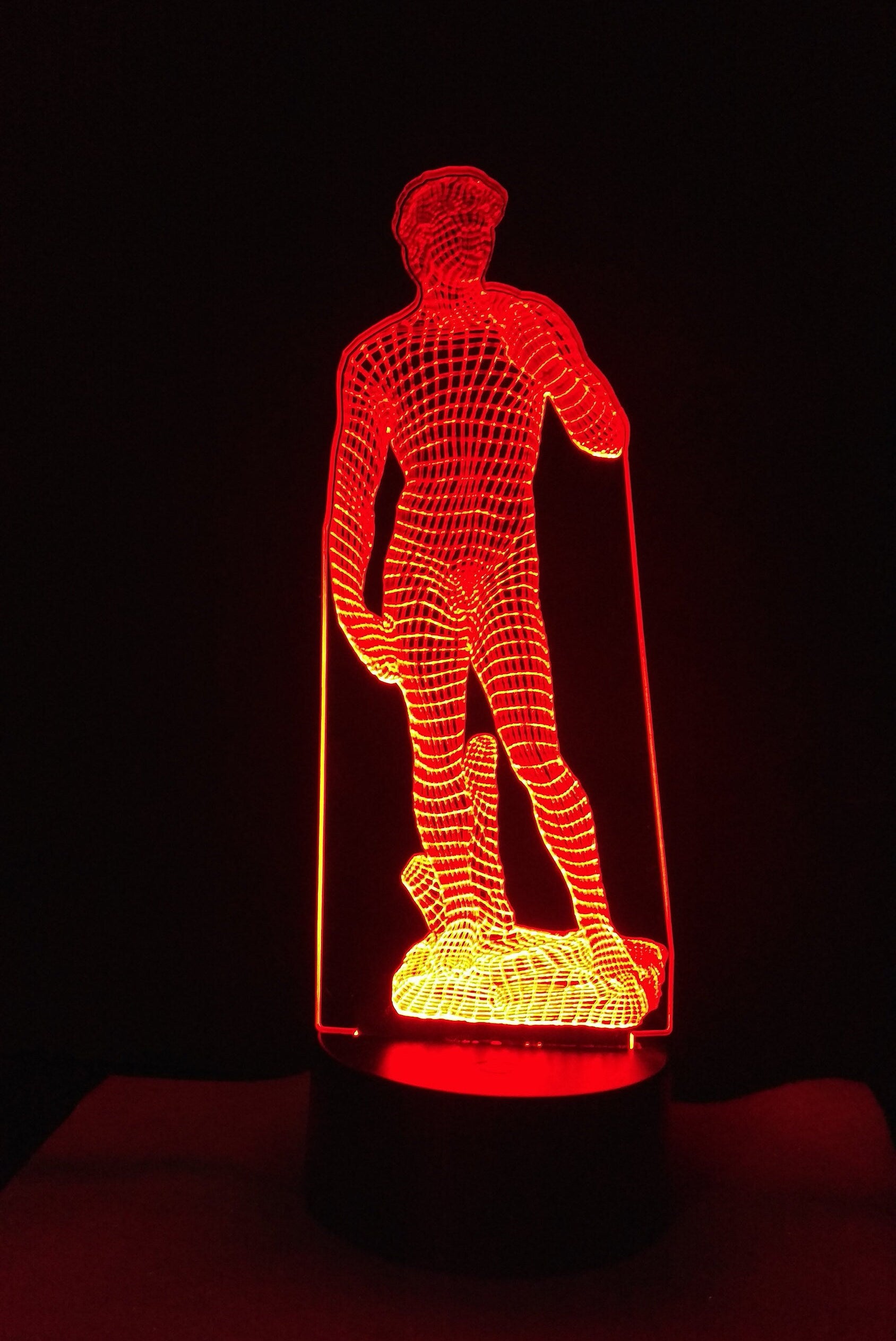 Awesome "David (Michelangelo)" 3D LED Lamp (1179) - FREE SHIPPING!