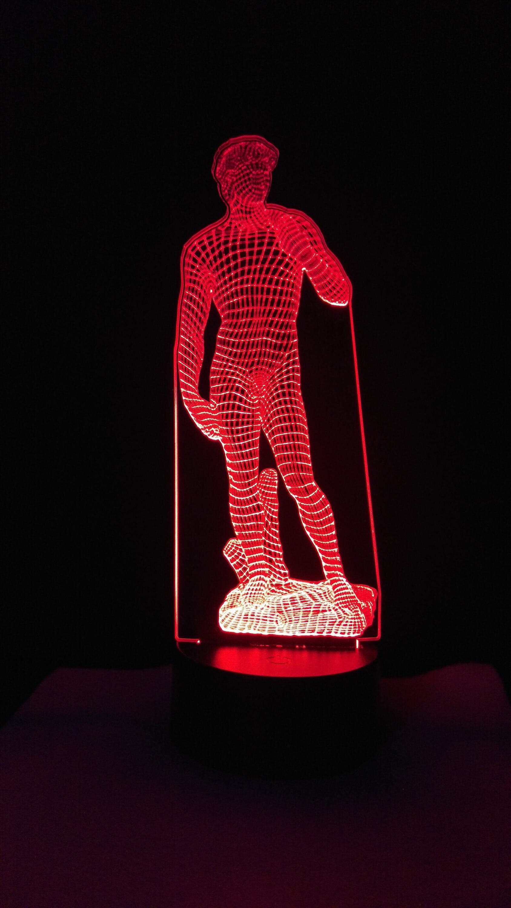 Awesome "David (Michelangelo)" 3D LED Lamp (1179) - FREE SHIPPING!