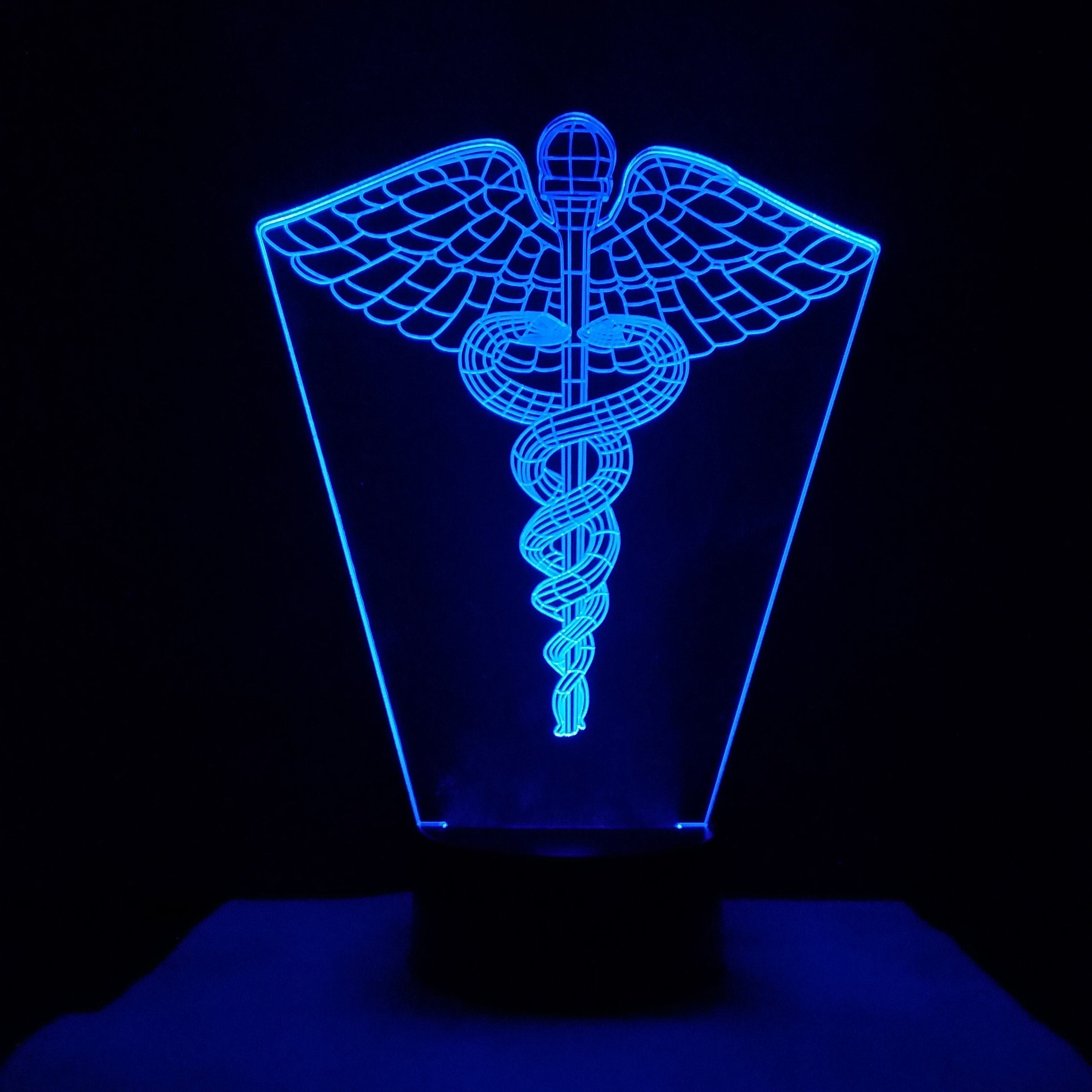 Awesome "Medical Symbol" 3D LED Lamp (21158) - FREE SHIPPING!