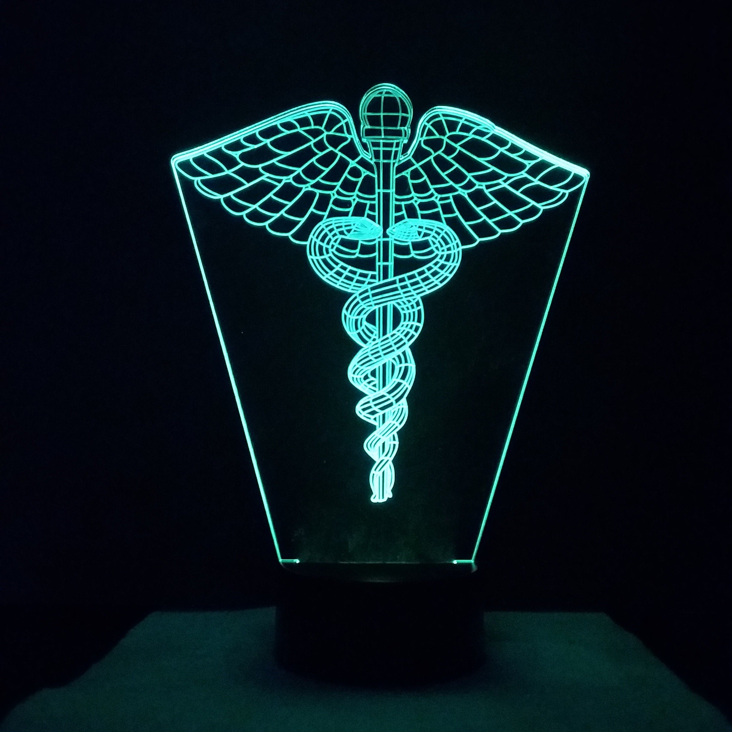 Awesome "Medical Symbol" 3D LED Lamp (21158) - FREE SHIPPING!