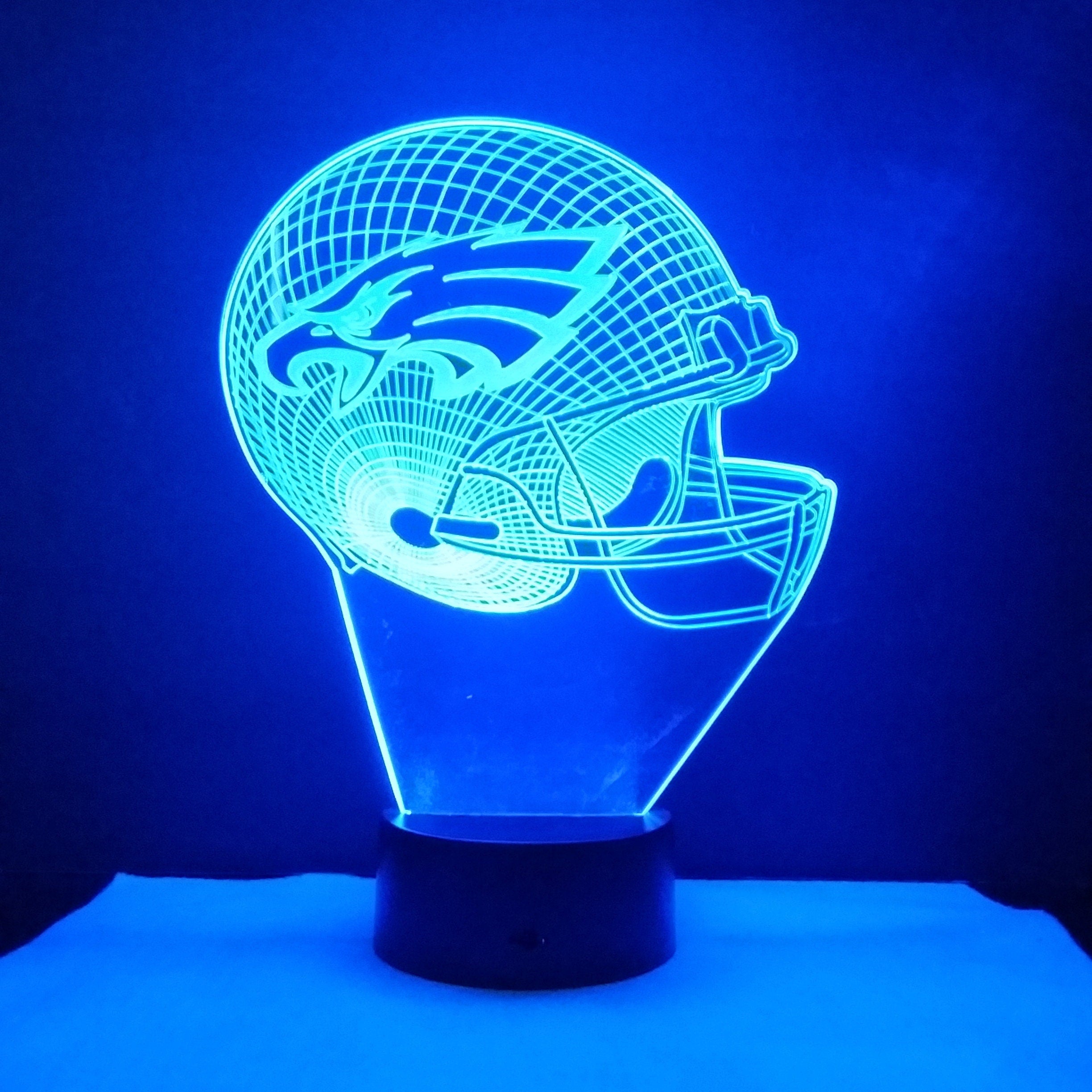 Awesome "Philadelphia Football Helmet" 3D LED Lamp (1221) - FREE SHIPPING!