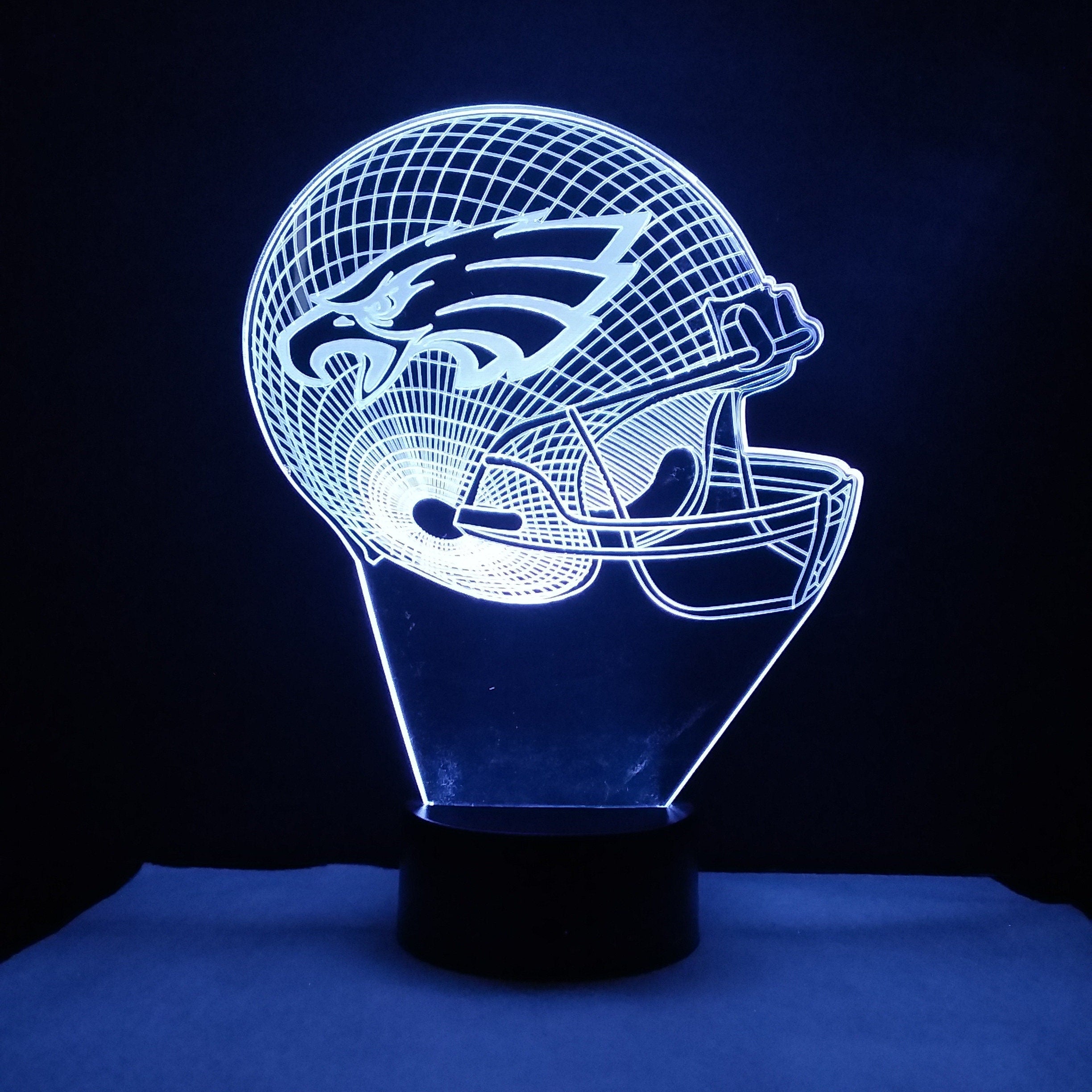 Awesome "Philadelphia Football Helmet" 3D LED Lamp (1221) - FREE SHIPPING!