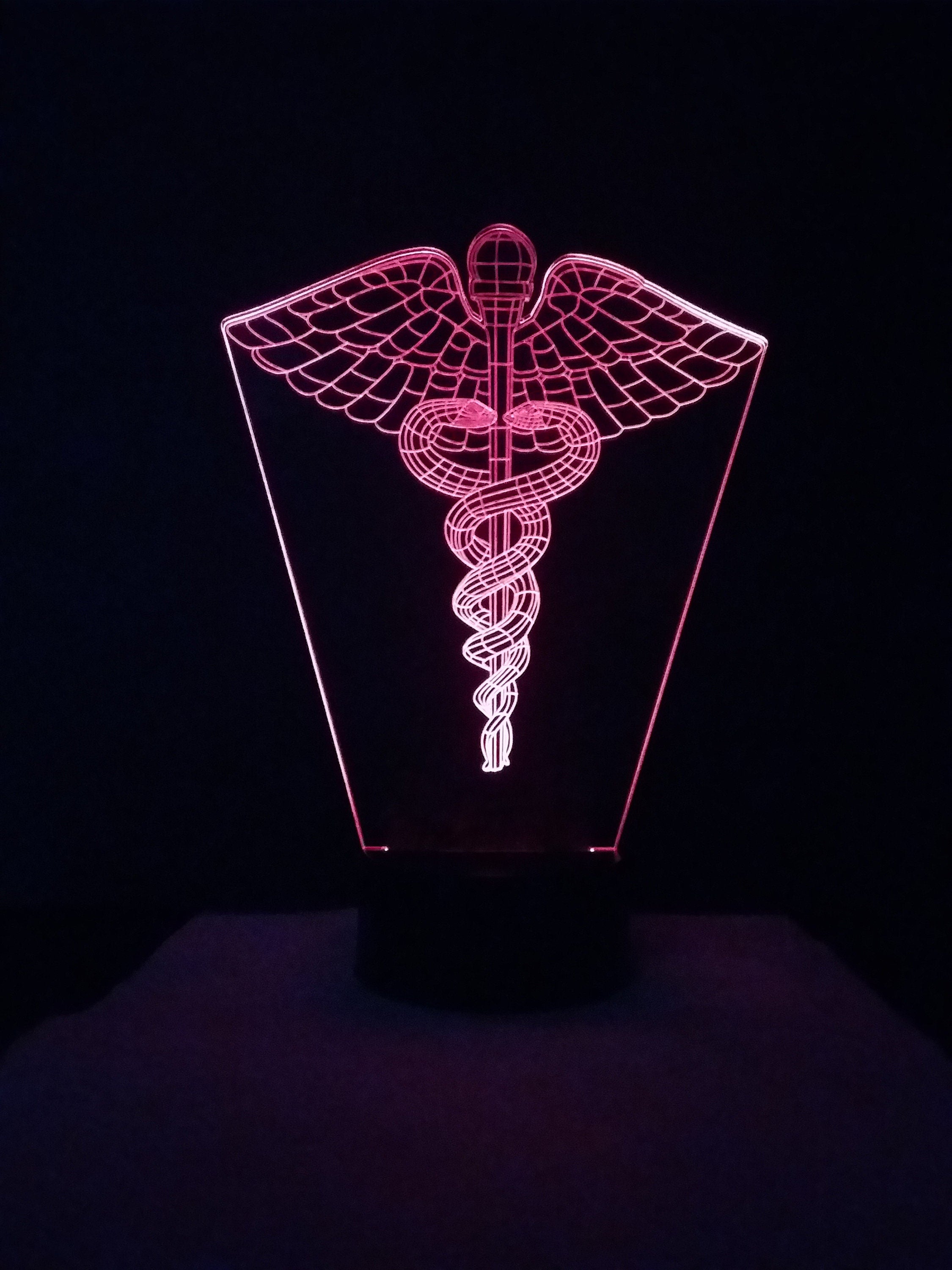 Awesome "Medical Symbol/Logo" 3D LED Lamp (21158) - FREE SHIPPING!