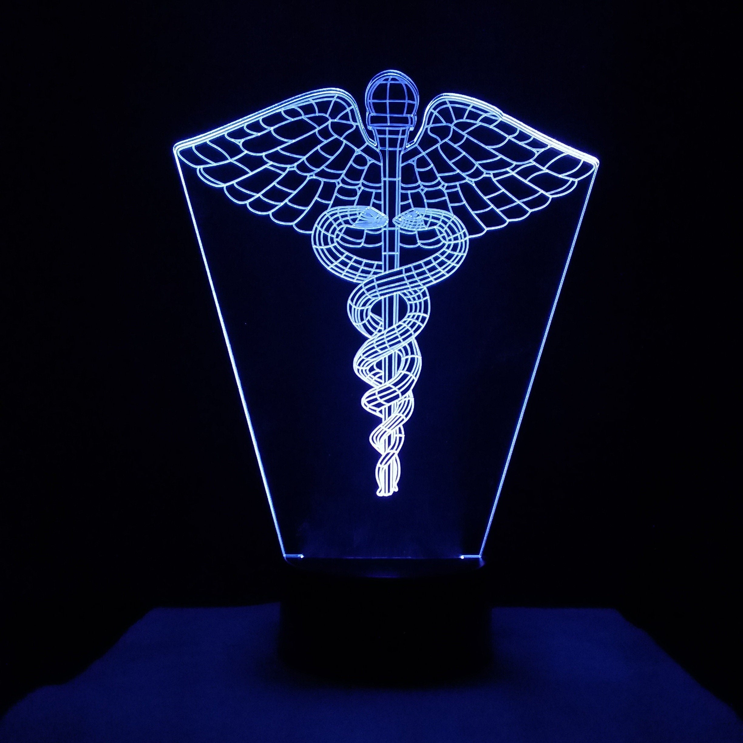 Awesome "Medical Symbol" 3D LED Lamp (21158) - FREE SHIPPING!