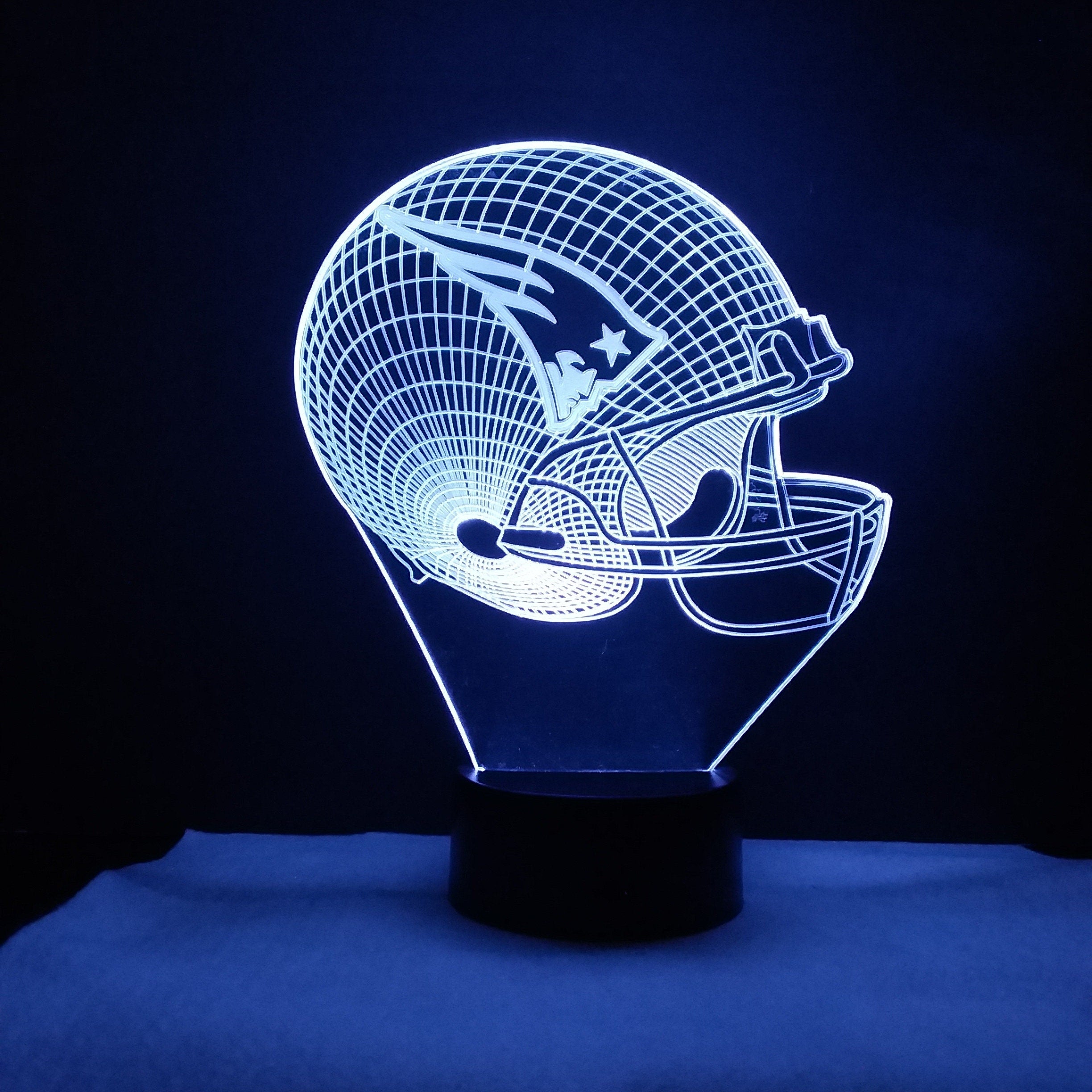 Awesome "New England Football Helmet" 3D LED Lamp (2425) - FREE SHIPPING!