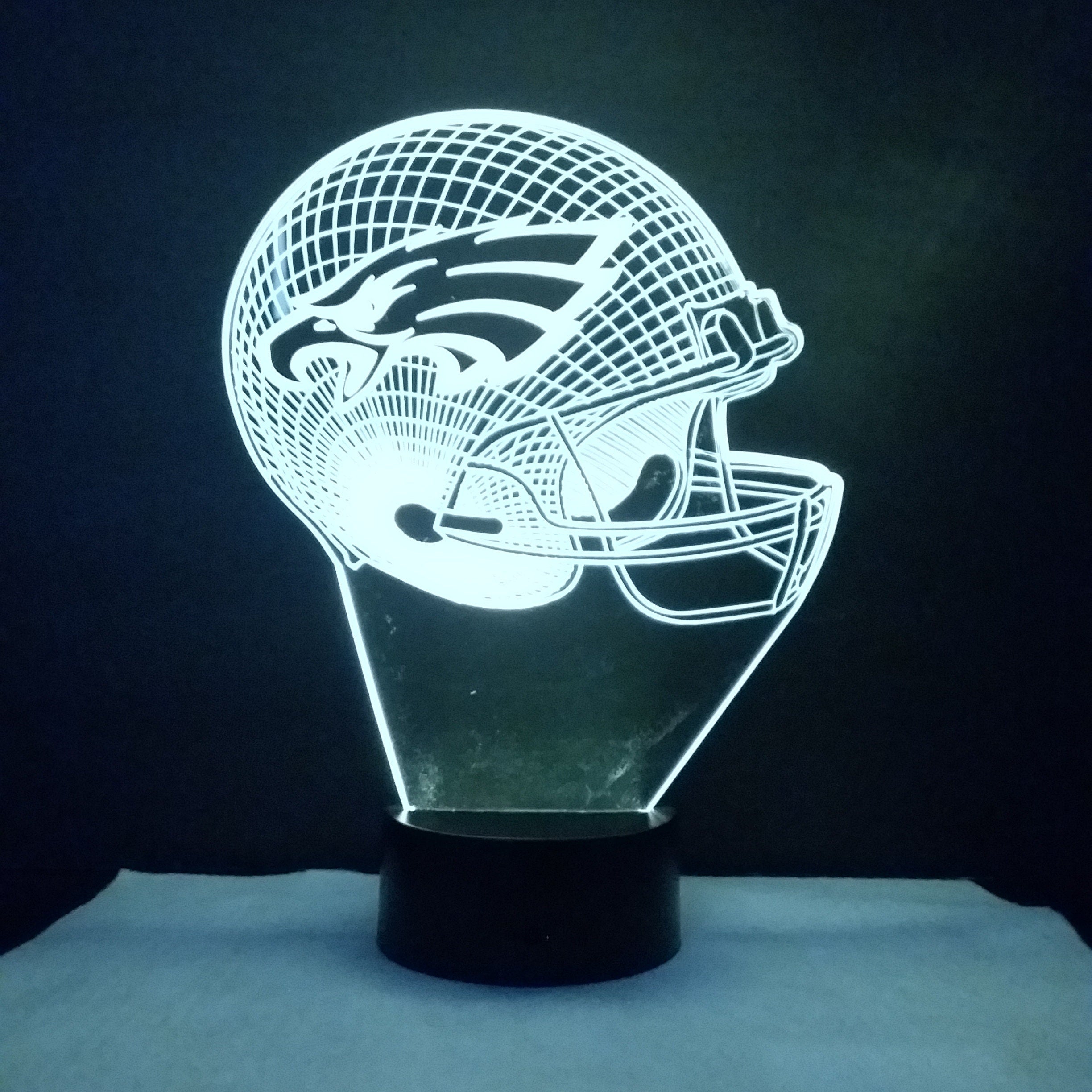 Awesome "Philadelphia Football Helmet" 3D LED Lamp (1221) - FREE SHIPPING!