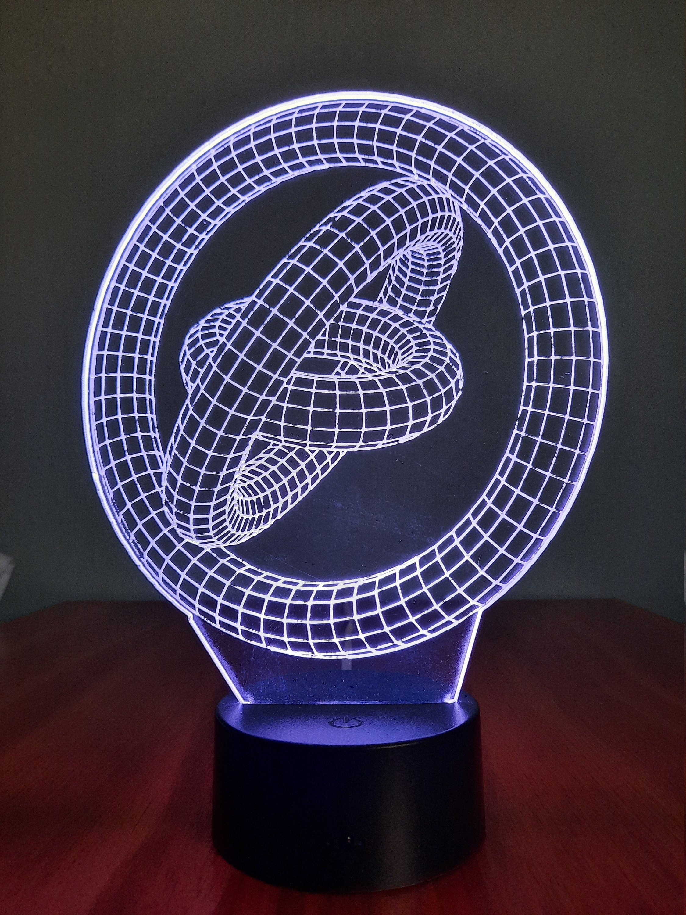 Awesome 3D " Geometric Rings" LED Lamp (1145) - FREE SHIPPING!