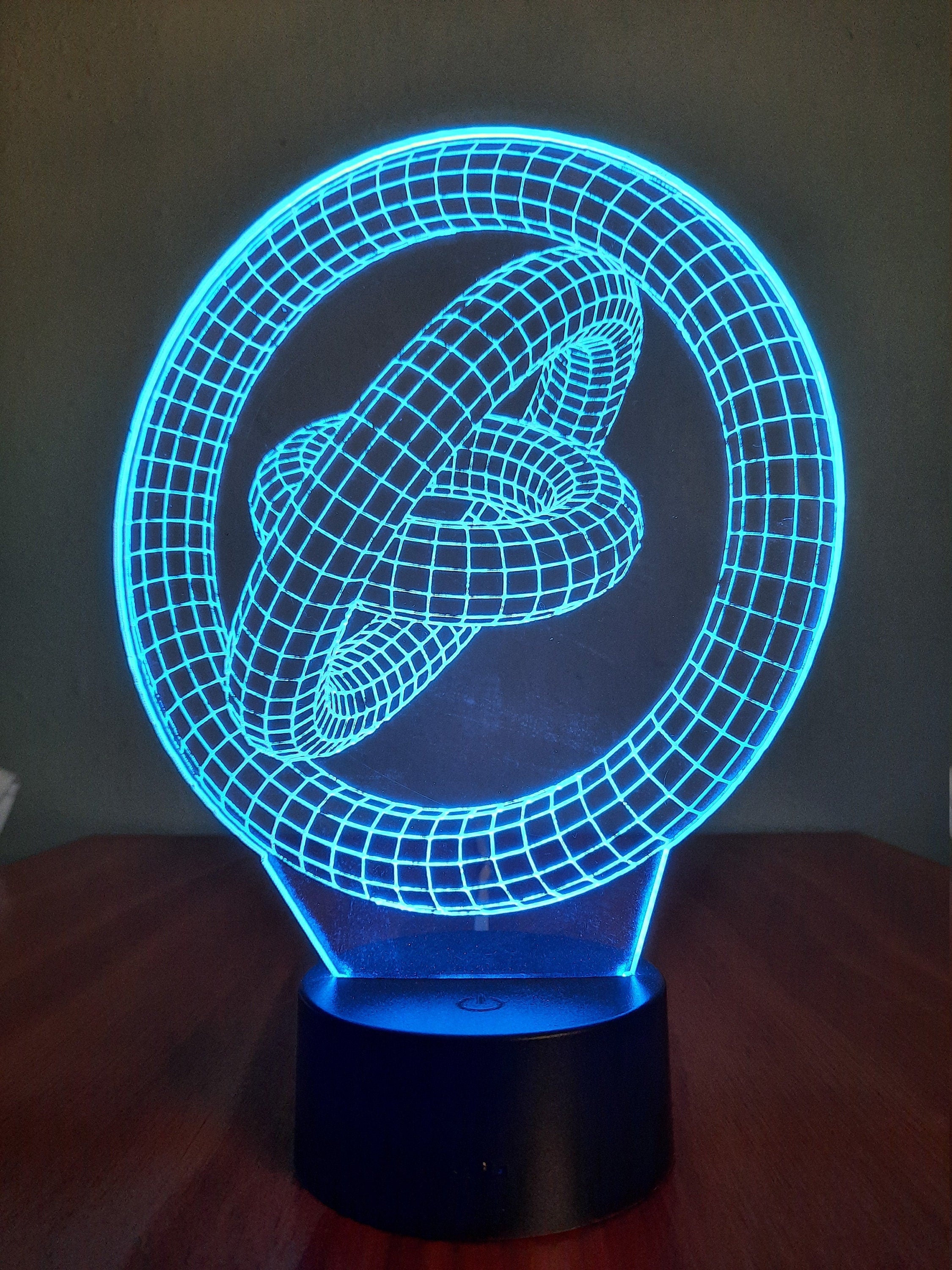 Awesome 3D " Geometric Rings" LED Lamp (1145) - FREE SHIPPING!