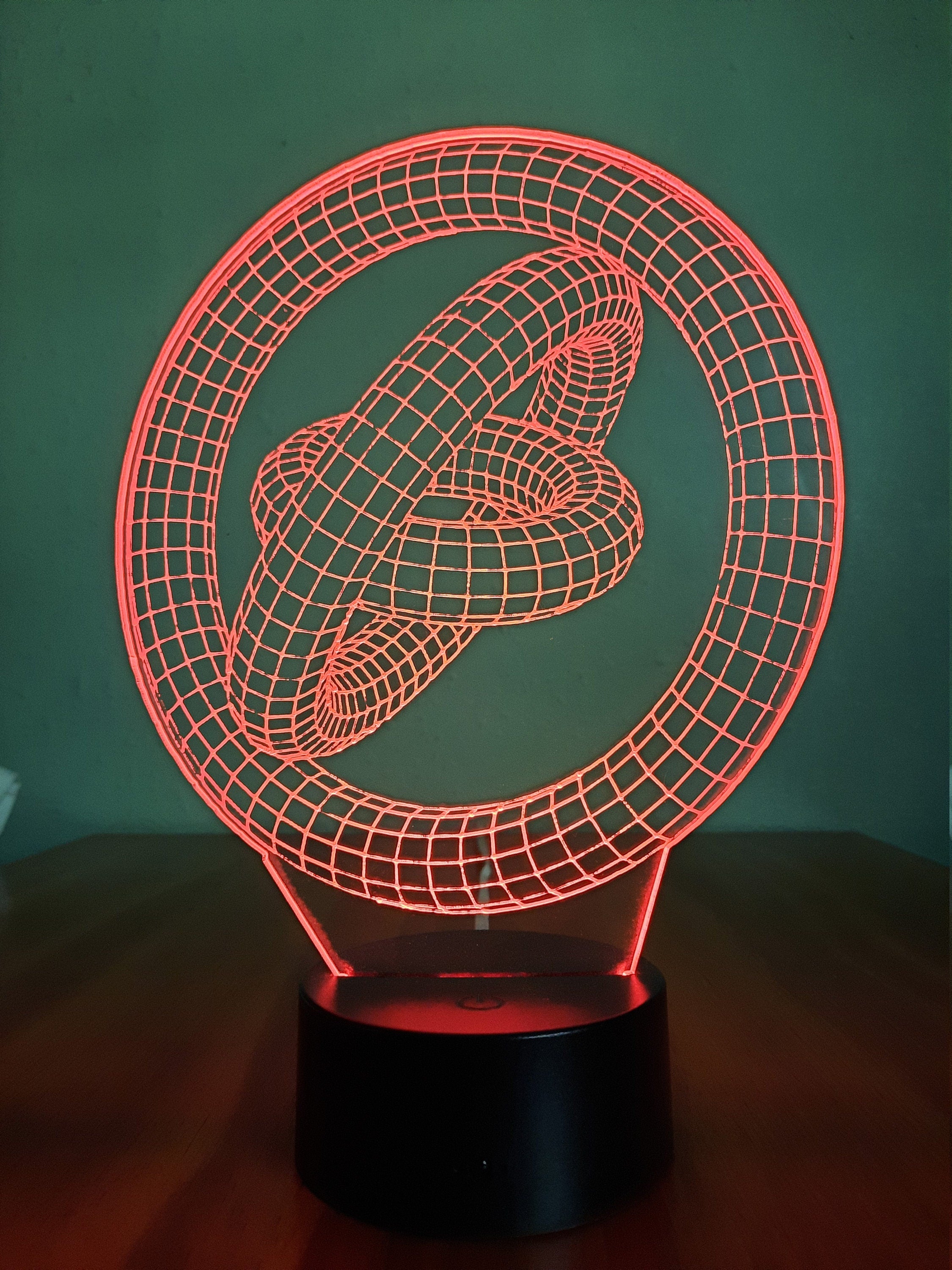 Awesome 3D " Geometric Rings" LED Lamp (1145) - FREE SHIPPING!