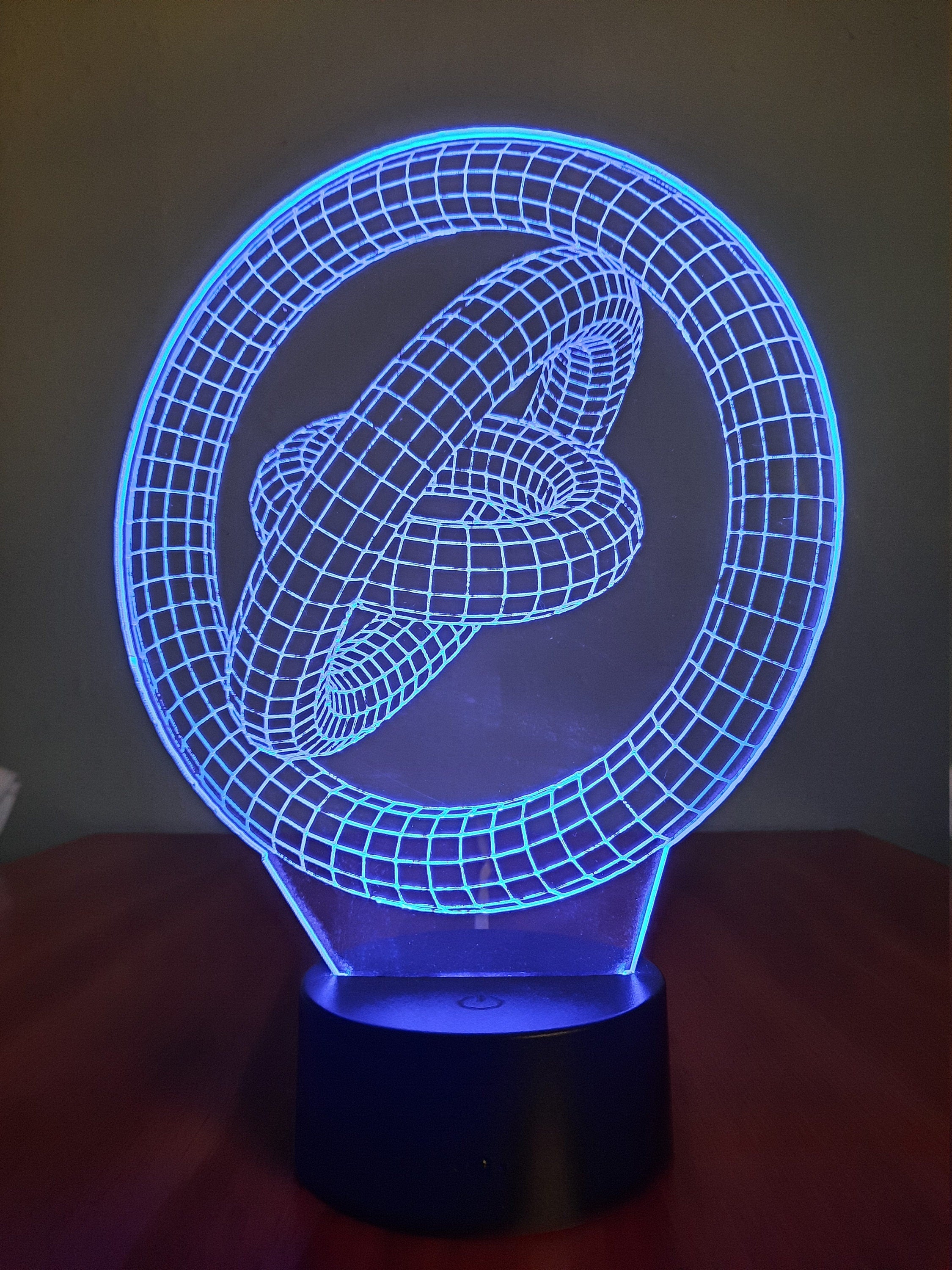 Awesome 3D " Geometric Rings" LED Lamp (1145) - FREE SHIPPING!