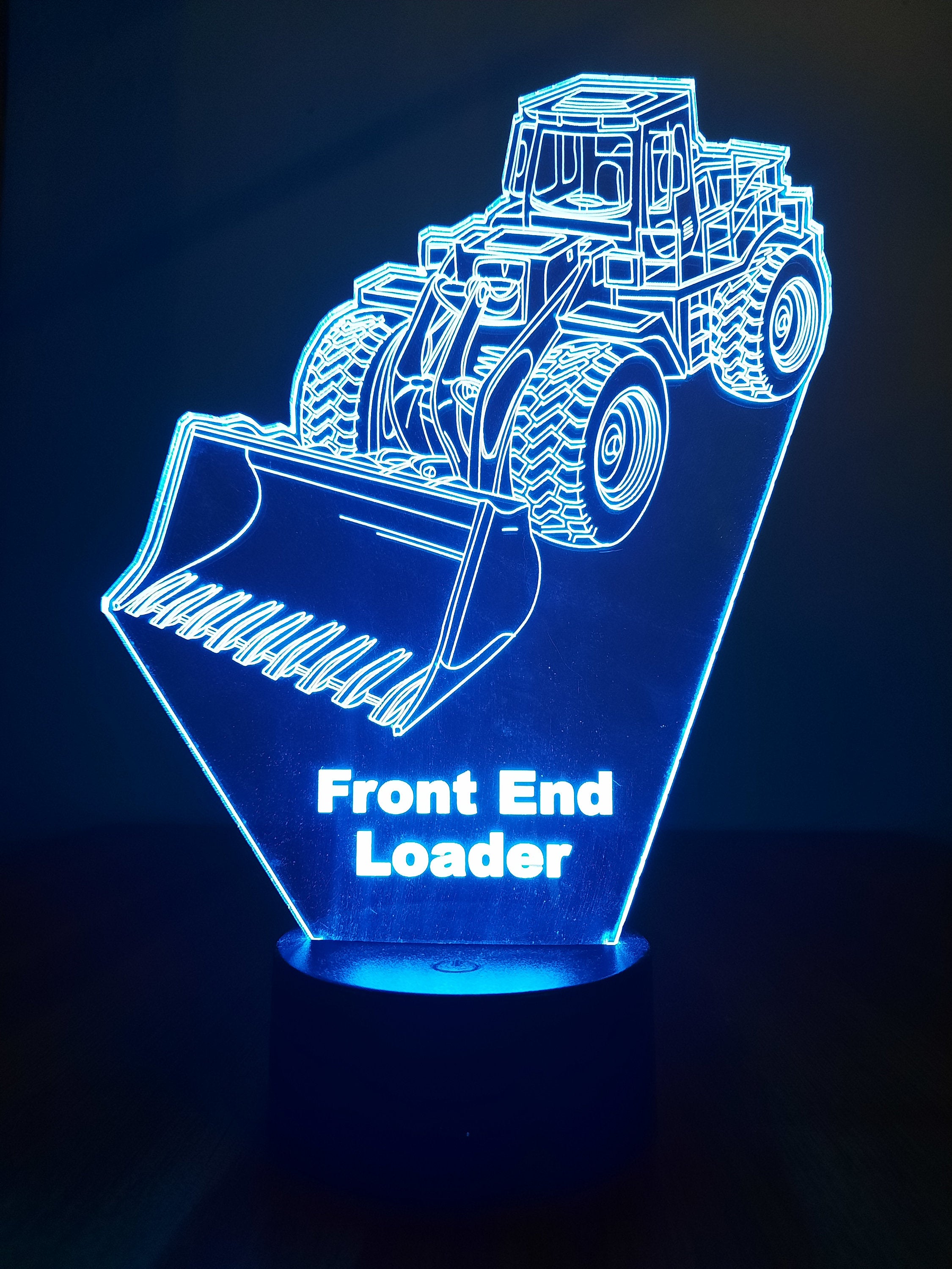 Awesome "Front-End Loader" Customizable 3-D LED Lamp (1237) - FREE SHIPPING!