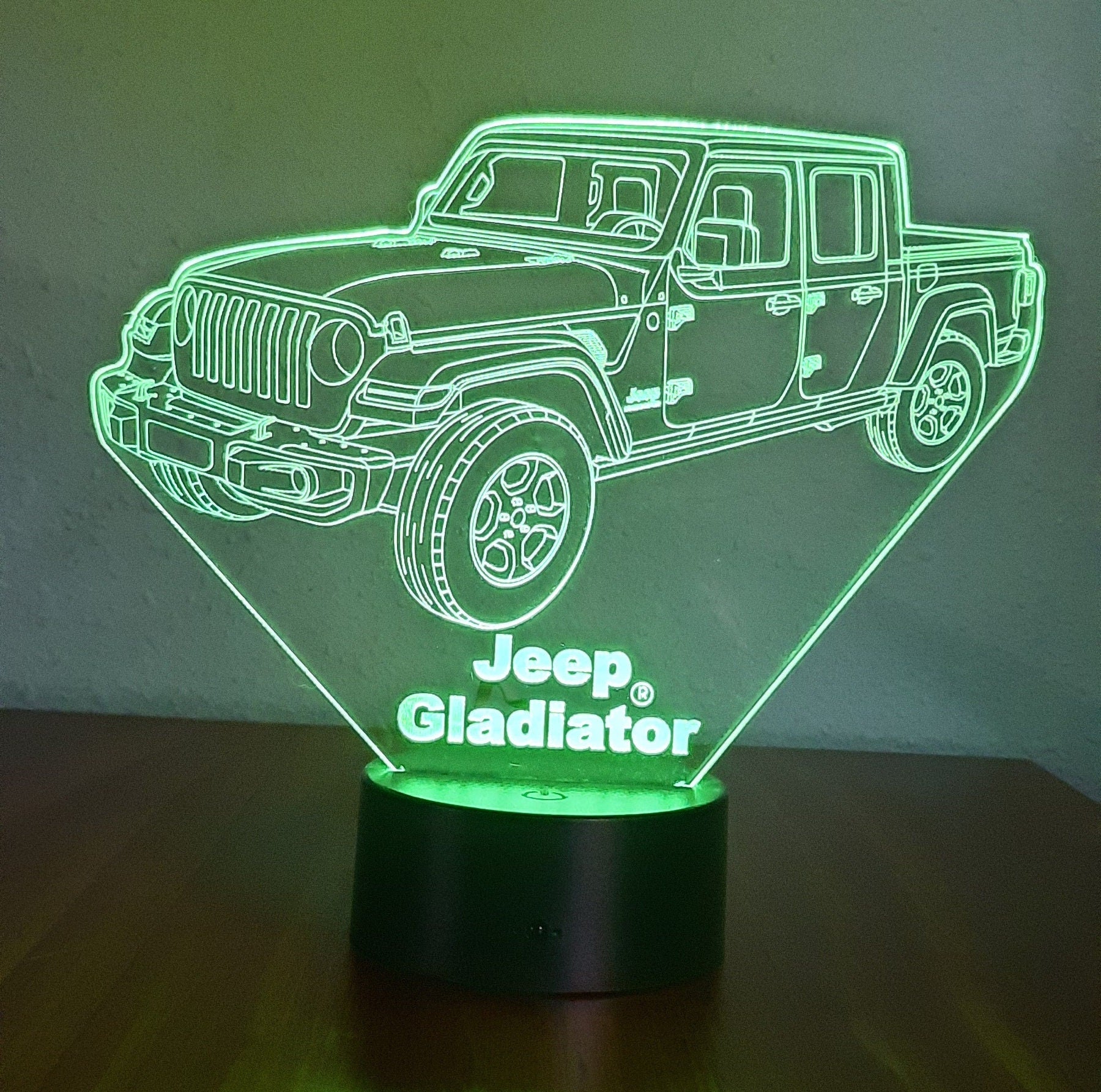 Awesome "Jeep Gladiator" 3D LED lamp (1277) - FREE SHIPPING!