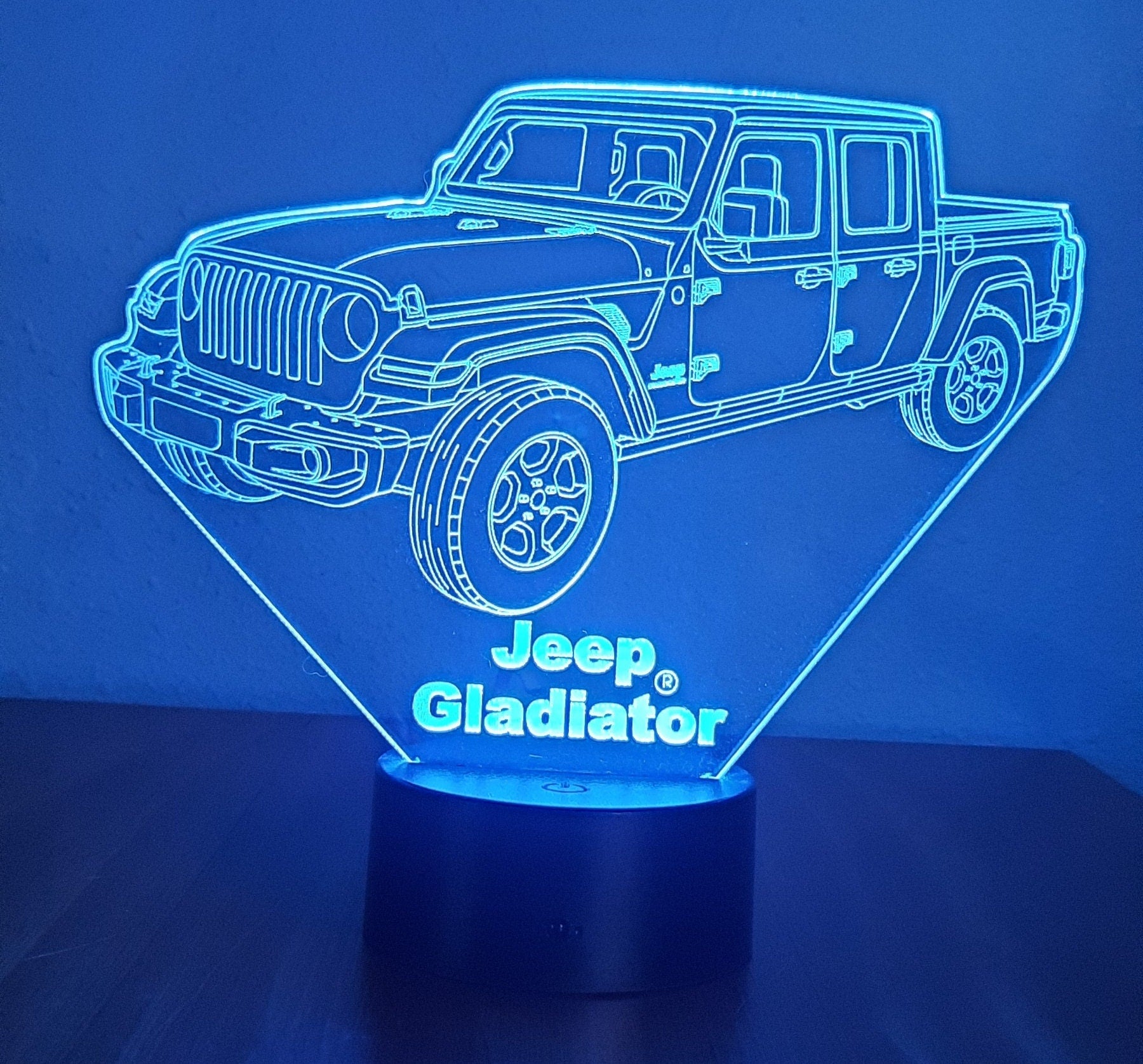 Awesome "Jeep Gladiator" 3D LED lamp (1277) - FREE SHIPPING!