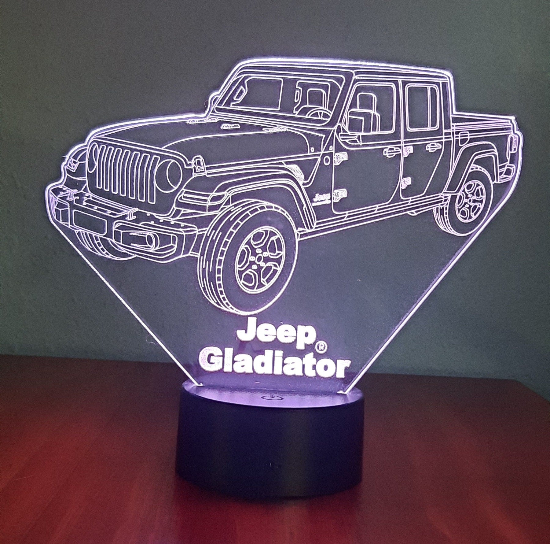 Awesome "Jeep Gladiator" 3D LED lamp (1277) - FREE SHIPPING!